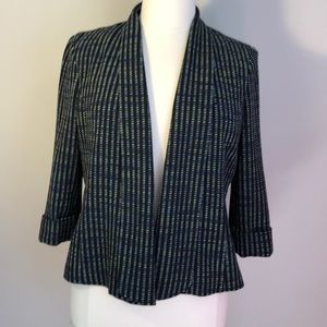 Open black jacket